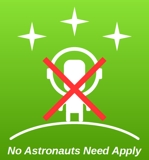 No Astronauts Need Apply logo